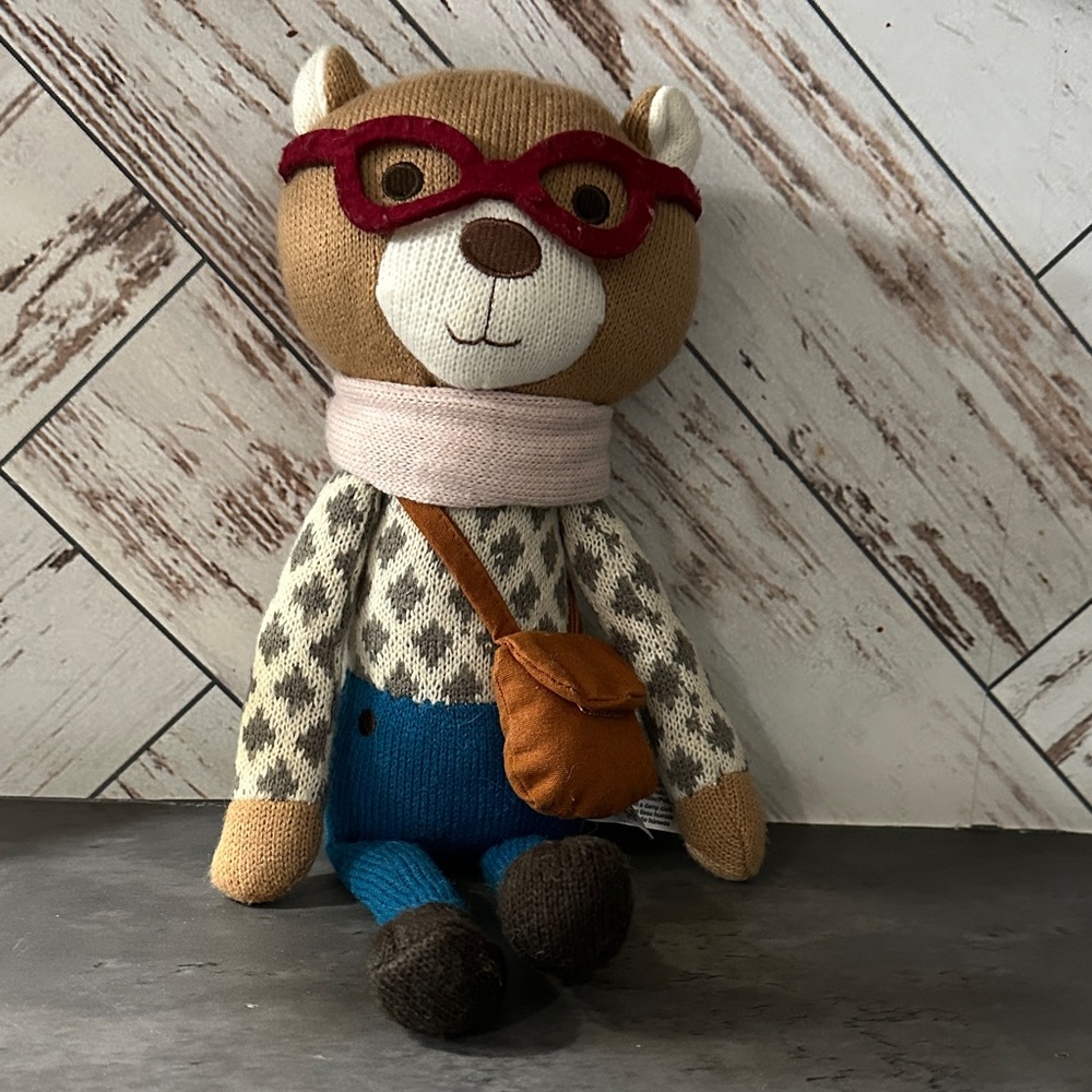 The Peanut Shell Knit Charlie Bear Plush